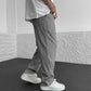 Ribbed Tube Leg Trousers